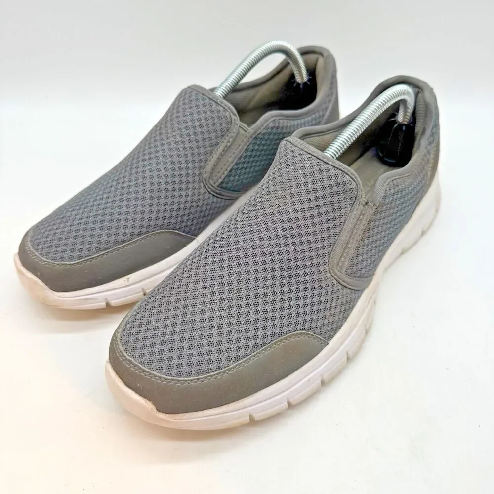 Champion Memory Foam Comfort Slip On Shoes Men's 10.5 Gray Casual Sneaker Loafer